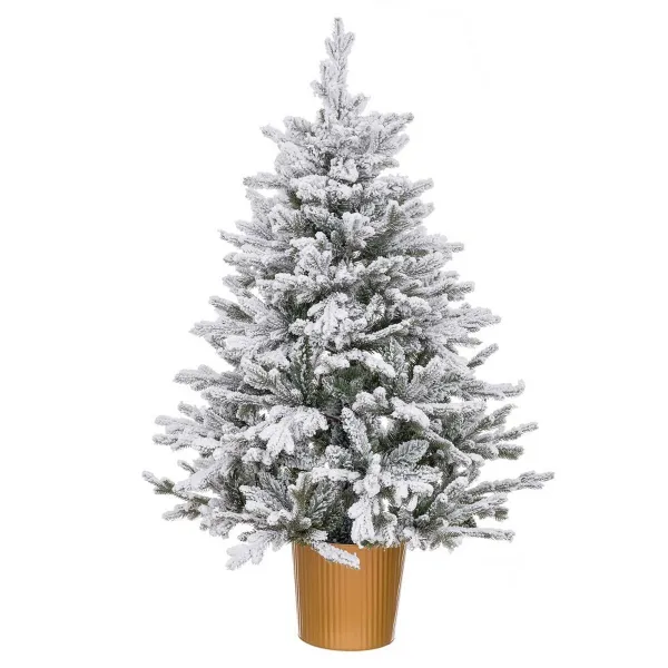 Joulupuu Kullattu Polyetyleeni Lumisade 82 x 82 x 120 cm
