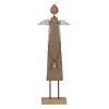 Новогоднее украшение Натуральный Древесина манго Ангел 22 x 8,5 x 71,5 cm