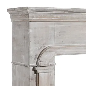 Fireplace White Fir wood MDF Wood 105 x 17,5 x 99 cm
