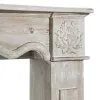 Židinys Balta Eglės mediena Medžio MDF 116 x 20 x 102 cm 82 x 77 cm