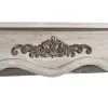 Решетка камина Белый древесина ели Деревянный MDF 116 x 20 x 102 cm 82 x 77 cm