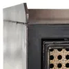 Vestibila galds ar 2 atvilktnēm BRICK Brūns Melns Dzelzs 75,5 x 38 x 85 cm