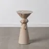 Вспомогательный стол Бежевый Железо 34 x 34 x 64,5 cm