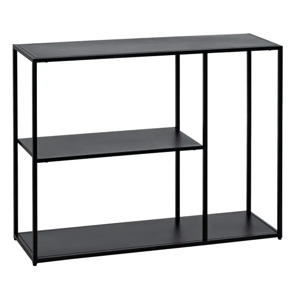 Lentyna SQUARE Juoda Plienas 100 x 30 x 81 cm