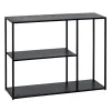 Hyllyt SQUARE Musta Teräs 100 x 30 x 81 cm