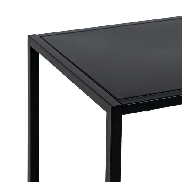 Hyllyt SQUARE Musta Teräs 100 x 30 x 81 cm