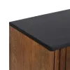 Устройство ABNER Коричневый Чёрный Железо Древесина манго 160 x 40 x 75 cm
