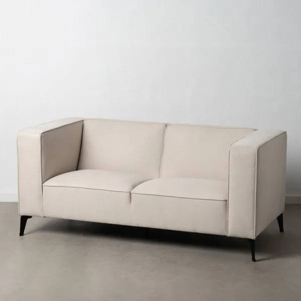 Диван Чёрный Кремовый Нейлон полиэстер 177 x 86 x 77,5 cm