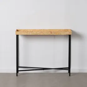 Hallipöytä Musta Luonnollinen 98 x 32 x 80,5 cm