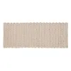 Ковер Белый Натуральный 70 % хлопок 30 % Джут 170 x 70 cm