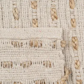 Matto Valkoinen Luonnollinen 70 % puuvillaa 30 % Juutti 170 x 70 cm