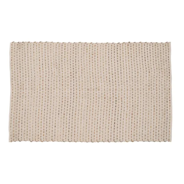 Paklājs Balts Dabisks 70 % kokvilnas 30 % Džuts 160 x 230 cm