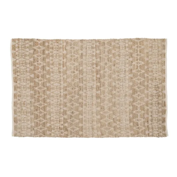 Matto Valkoinen Luonnollinen 60 % Puuvillaa Juutti 160 x 230 cm