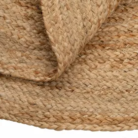 Matto Beige 100 % Juutti 100 x 100 cm