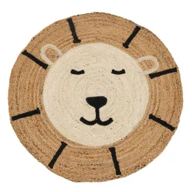 Matto Leijona Valkoinen Beige 100 % Juutti 100 x 100 cm
