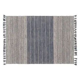 Matto Sininen Valkoinen 70 % puuvillaa 30 % Polyesteri 160 x 230 cm
