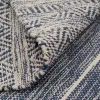 Paklājs Zils Balts 70 % kokvilnas 30 % Poliesters 160 x 230 cm