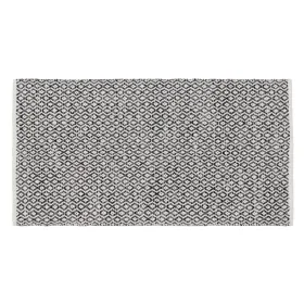Carpet Grey 70 % cotton 30 % Polyester 80 x 150 cm