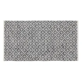 Paklājs Balts Pelēks 70 % kokvilnas 30 % Poliesters 80 x 150 cm