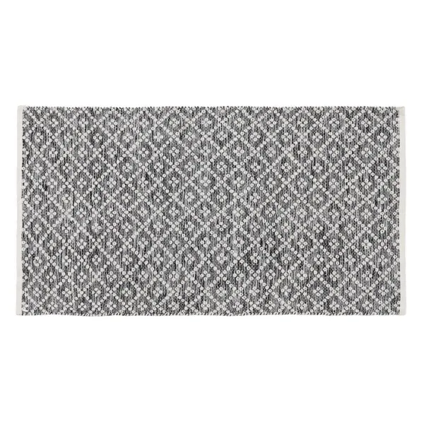 Matto Valkoinen Harmaa 70 % puuvillaa 30 % Polyesteri 80 x 150 cm