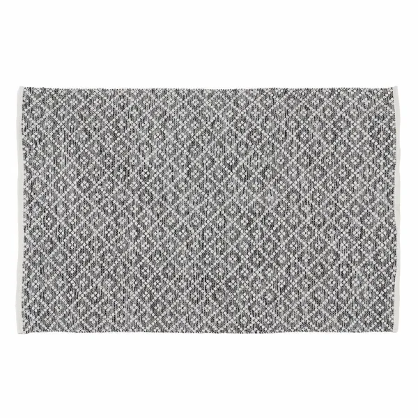 Paklājs Balts Pelēks 70 % kokvilnas 30 % Poliesters 120 x 180 cm