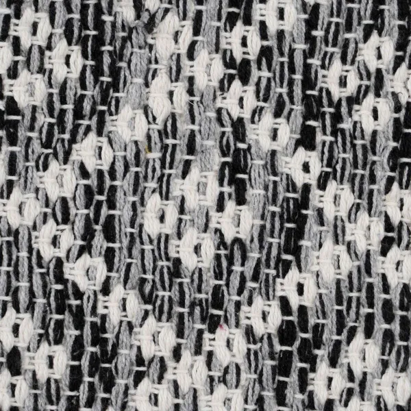 Kilimas Balta Pilka 70 % medvilnė 30 % Poliesteris 120 x 180 cm