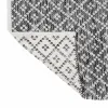 Kilimas Balta Pilka 70 % medvilnė 30 % Poliesteris 120 x 180 cm