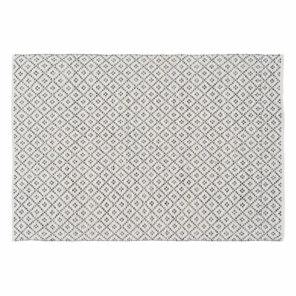 Paklājs Balts Pelēks 70 % kokvilnas 30 % Poliesters 160 x 230 cm