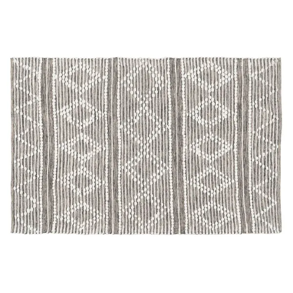 Paklājs Balts Pelēks 60 % Kokvilnas 40 % Poliesters 120 x 180 cm