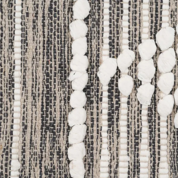 Matto Valkoinen Harmaa 60 % Puuvillaa 40 % Polyesteri 160 x 230 cm