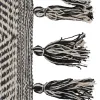 Carpet Grey 70 % cotton 30 % Polyester 80 x 150 cm