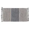 Carpet Blue White 70 % cotton 30 % Polyester 80 x 150 cm