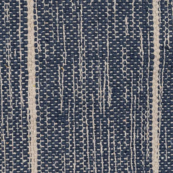 Paklājs Zils Balts 70 % kokvilnas 30 % Poliesters 80 x 150 cm