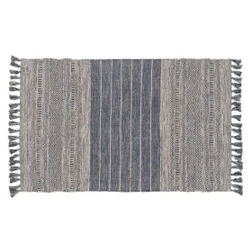 Matto Sininen Valkoinen 70 % puuvillaa 30 % Polyesteri 120 x 180 cm