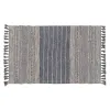 Carpet Blue White 70 % cotton 30 % Polyester 120 x 180 cm