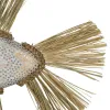 Decorative Figure White Brown Natural Fish 57 x 12 x 60 cm