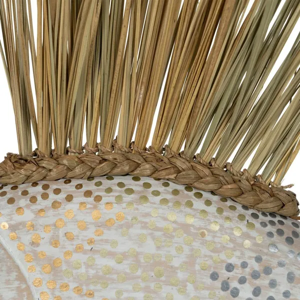 Decorative Figure White Brown Natural Fish 57 x 12 x 60 cm