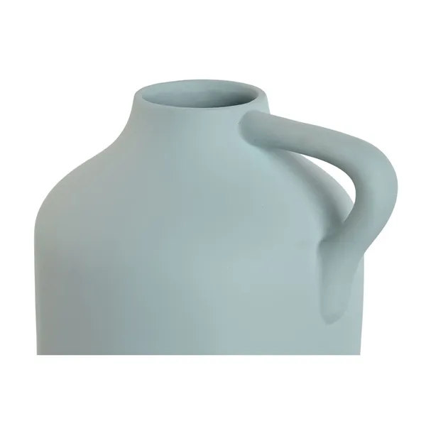 Vase Home ESPRIT Sky blue Stoneware Traditional style 30 x 25 x 38 cm