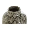 Vase DKD Home Decor Green Grey Porcelain Oriental 16 x 16 x 40 cm (2 Units)