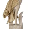 Dekoratyvinė figūrėlė Balta Natūralus Garnys 20 x 10 x 62 cm