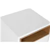 Nightstand Home ESPRIT White Natural Polyurethane MDF Wood 48 x 40 x 55 cm