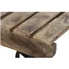 Centre Table Home ESPRIT Black Natural Metal Mango wood 130 x 80 x 32 cm