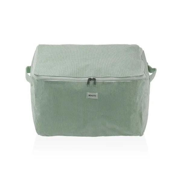 Storage Box Versa Corduroy 38 x 26 x 26 cm Green