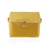 Storage Box Versa Corduroy 38 x 26 x 26 cm Yellow