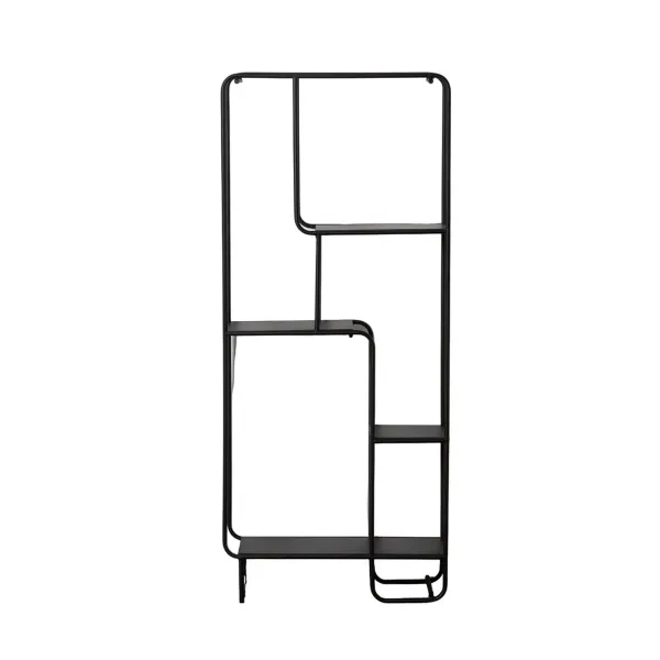 Hyllyt Musta Rauta 76 x 30 x 180 cm