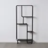 Hyllyt Musta Rauta 76 x 30 x 180 cm