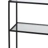 Hyllyt Musta Kristalli Rauta 110 x 26 x 74 cm