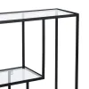 Shelves Black Crystal Iron 65 x 25 x 110 cm
