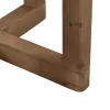 Вспомогательный стол Натуральный Каленое стекло древесина ели 50 x 38 x 60 cm