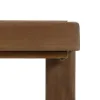 Side table Natural Tempered Glass Fir wood 50 x 38 x 60 cm